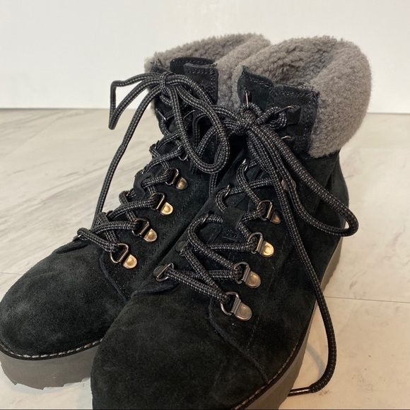 New! Sam Edelman Franc Platform Hiker Bootie 6.5M - Picture 7 of 11